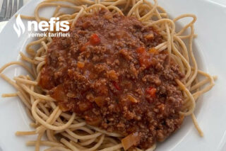 Tam Tahıllı Zeytinyağlı Spaghetti Bolognese Tarifi