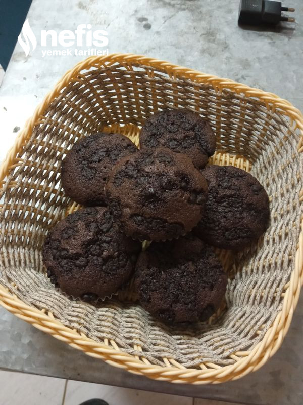 Damla Çikolatalı Muffin (Kakaolu)