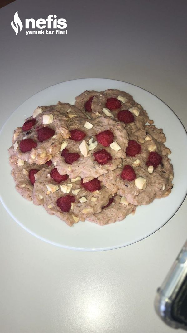 Pink Rasberry Cookies (Pembe Ahududulu Kurabiye)