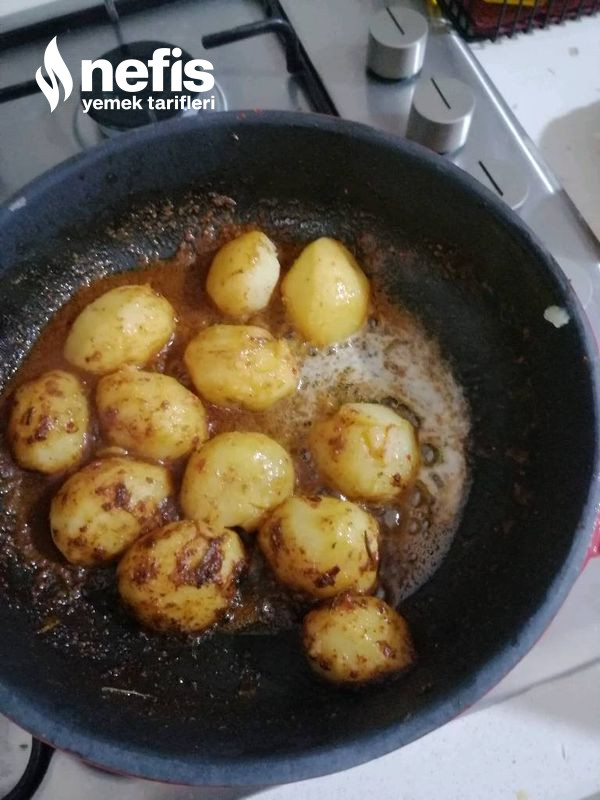Mantar Baby Patates Ve Et Tabağı