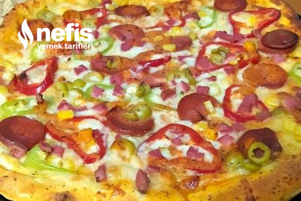 Hamuru Kekikli Ve Sarımsaklı Pizza Tarifi