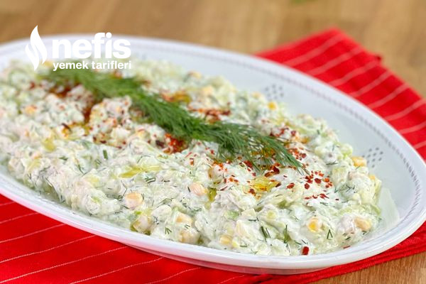 Nefis Yoğurtlu Kabak Salatası (videolu) Tarifi