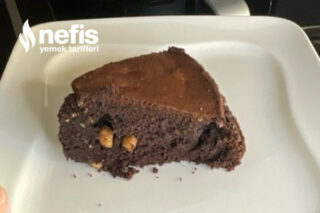 Yer Fıstıklı Kakaolu Kek (Airfryer İle Pişirdim) (Videolu) Tarifi