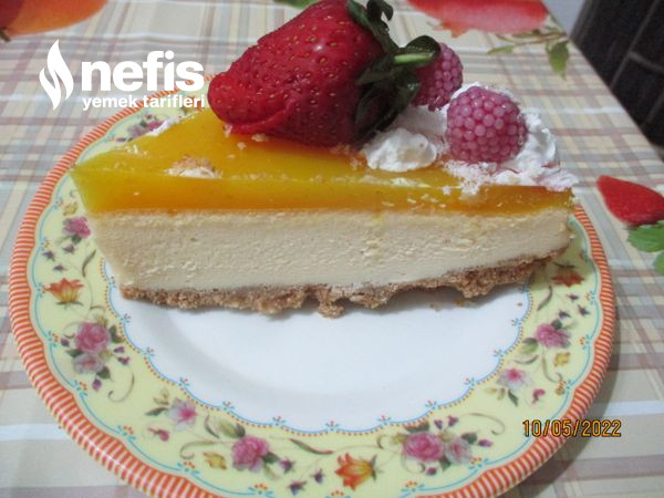 Portakallı Cheesecake Anneler Günü Pastası-10404197-100536