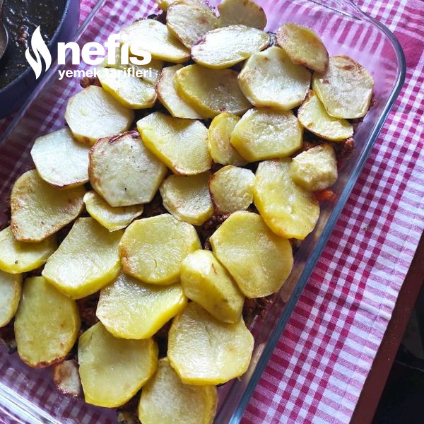 Hem Lezzetli Hem Sağlıklı Fırında Nefis Patatesli Patlıcan Oturtma