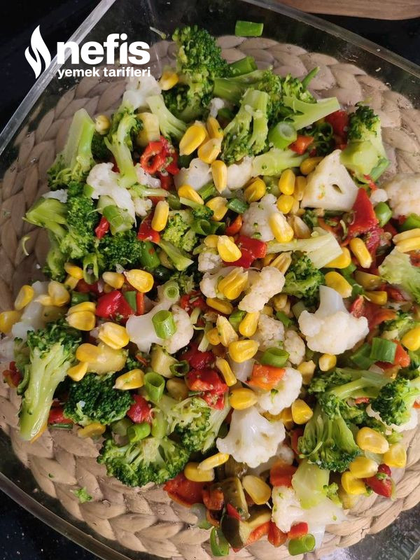 Brokoli-karnabahar Salatası