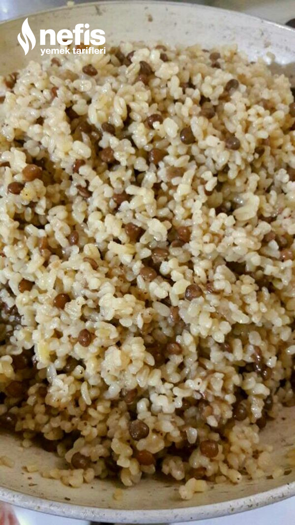 Yeşil Mercimekli Bulgur Pilavı