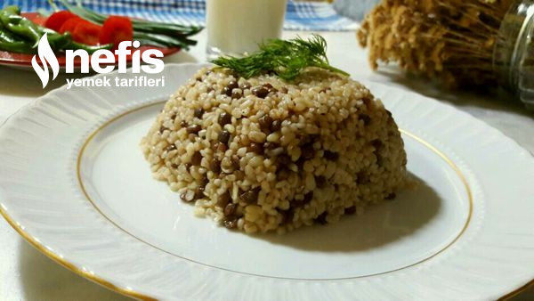 Yeşil Mercimekli Bulgur Pilavı