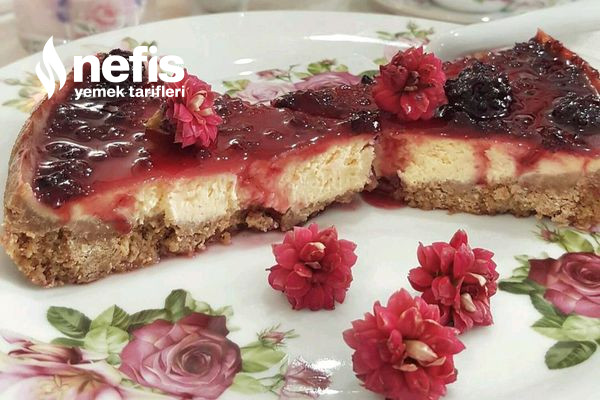 Teremyağlı Ahududulu Cheesecake