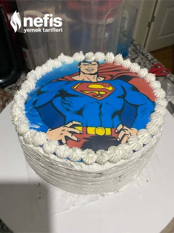 Superman Resimli Pasta