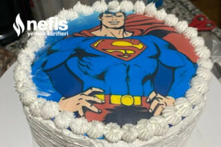Superman Resimli Pasta Tarifi