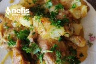 Tavuk Eti Ve Patates Sade Bir Yemek (Azeri Mutfağından) Tarifi