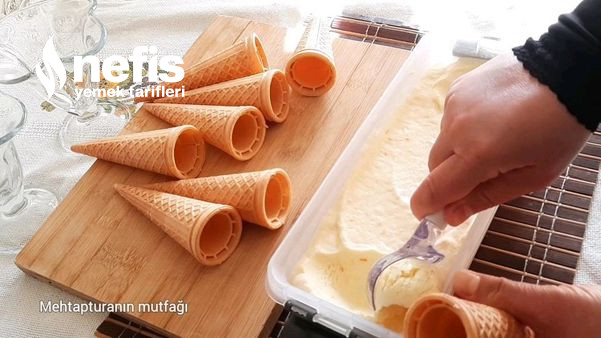 Karıştırma Derdi Olmayan Kremsi Portakallı Dondurma Videolu