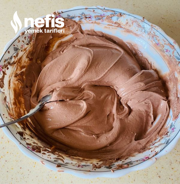 En Kolay Dondurma Kakaolu Çikolata Parçacıklı