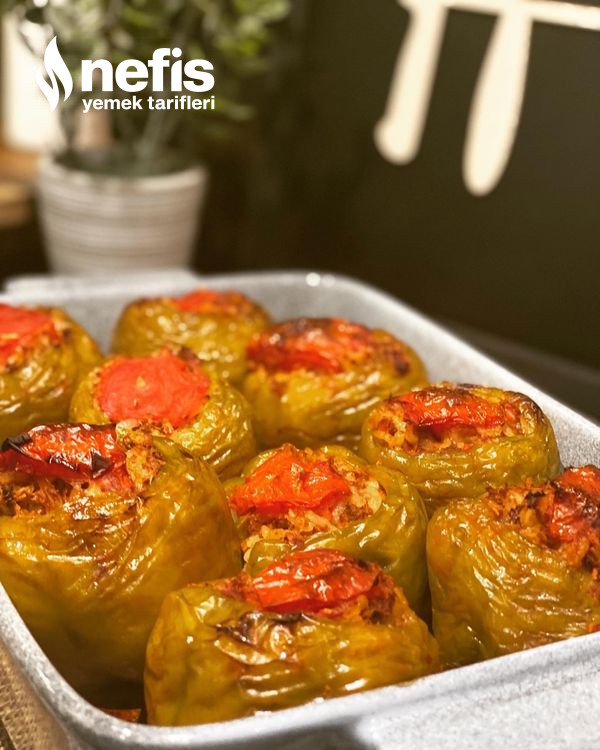 Dolma Biber Yemeğini Tam Pişmiş Sevenler Bu Tarifi Kaydetmeyi Unutmayın