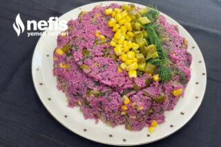 Şalgamlı Pirinç Salatası Görüntüsü Ve Tadıyla Enfes Tarifi