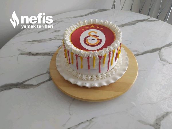 Galatasaray Pasta (Yenilebilir Baskılı Resimli Pasta) (Videolu)