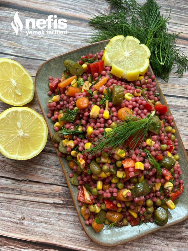 Rengarenk- Şalgamlı Kuskus Salatası