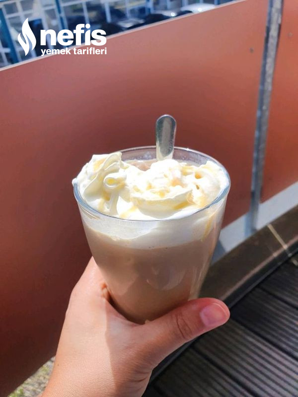 Nefis Kremalı Dondurmalı Buzlu Kahve (1 Bardak İçin)