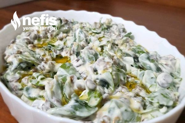 Yeşil Mercimekli Yoğurtlu Salata