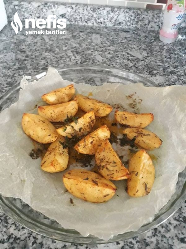 Fesleğenli Fırında Patates (Mutlaka Deneyin Süper)