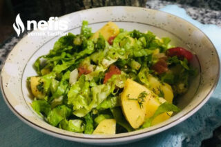 Bol Ekşili Sumaklı Patates Salatası Tarifi
