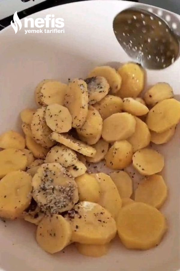 Fırında Susamlı Çıtır Patates