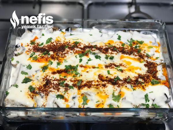 Patlıcanlı Bayat Ekmek Kebabı