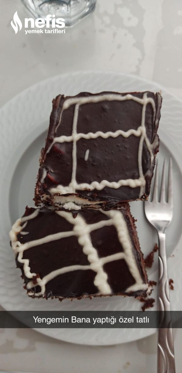 Çikolatalı Kakaolu Kremalı Kek