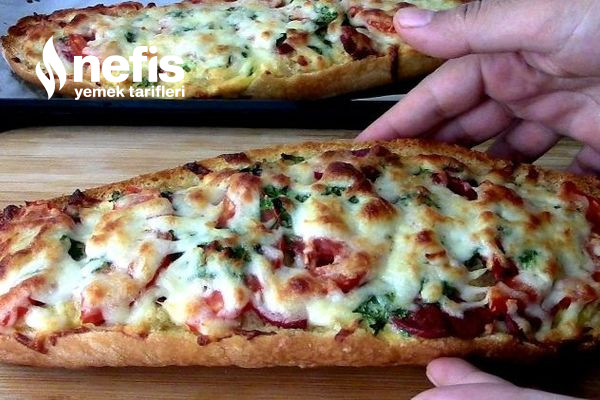 Bayat Ekmek Pizzası Videolu Tarifi