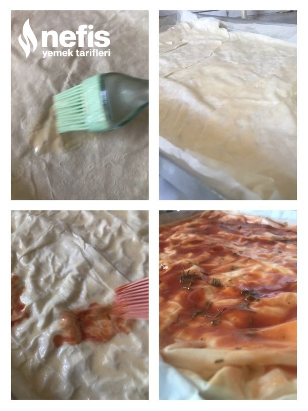 Yufkadan Pizza (15 Dakikada Hazır)