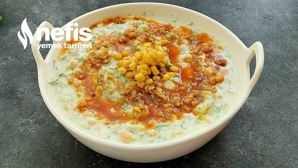 Mısırlı Kabak Salatası (Videolu)