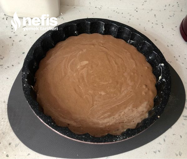 Pasta Tadında Ganajlı Kakaolu Islak Kek