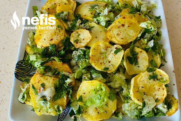 Her Öğün Yemek İstiyeceğiniz Patates Salatası Tarifi