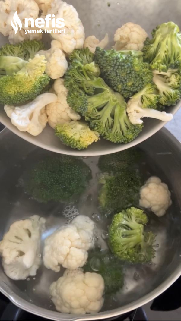 Brokoli Ve Karnabahar Graten