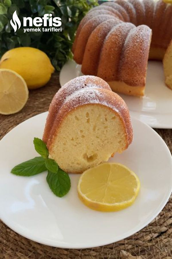 Sünger Gibi Sodalı Limonlu Kek