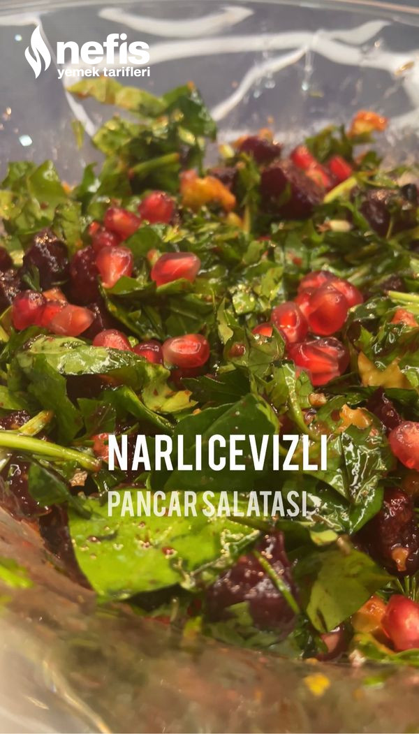 Narlı Cevizli Pancar Salatası