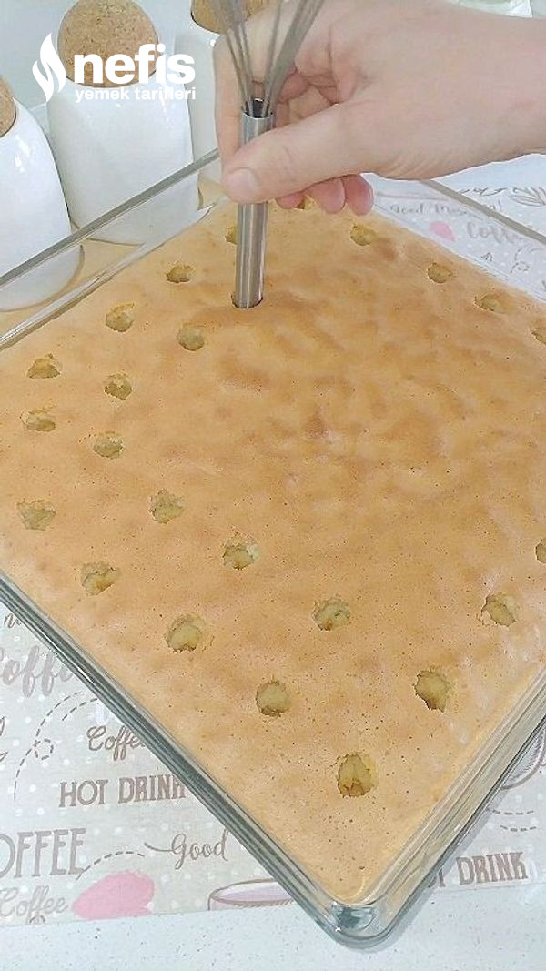 Puding Dolgulu Pasta Yapımı (Kolay Çok Lezzetli)