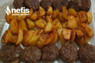 Fırında Köfte Patates Kızartması Muhteşem Lezzet Tarifi
