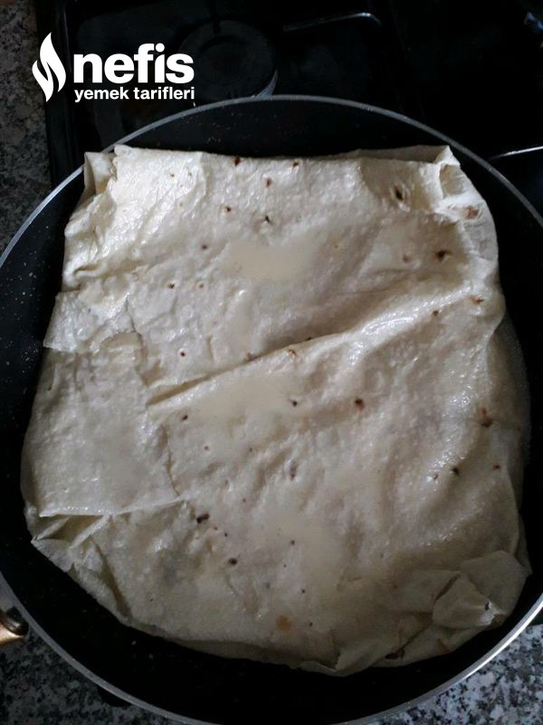 Yufka Ekmekle Tava Böreği (Çok Pratik Şipşak Hazır)
