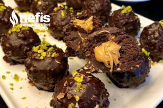 Çikolatalı Bisküvi Topları (Bu Lezzete Bayılacaksınız) (Videolu) Tarifi