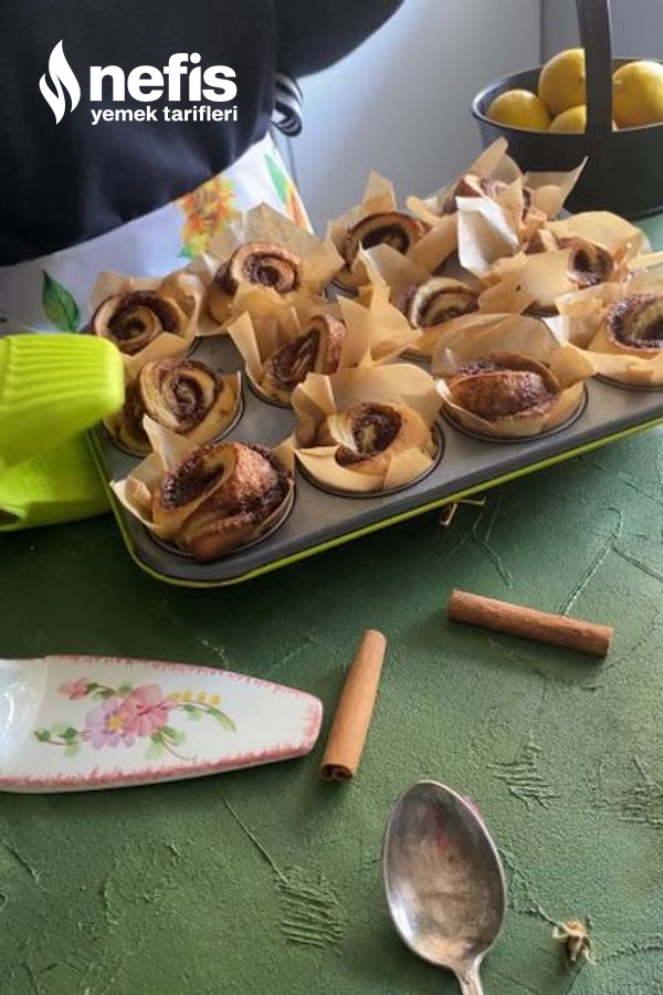 Tarçınlı Çörekler (Cinnamon Rolls)