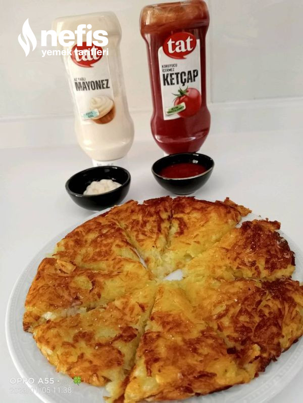 Kahvaltılık Patatesli Omlet (Patates Kızartmasını Bide Böyle Deneyin)