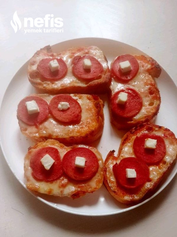 Pratik Pizza (Çocuklar Buna Bayılıyor)