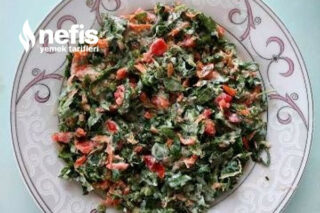 Yoğurtlu Kereviz Yaprağı Salatası Tarifi