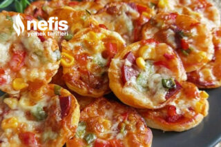Atıştırmalık Milföy Pizza (Videolu) Tarifi