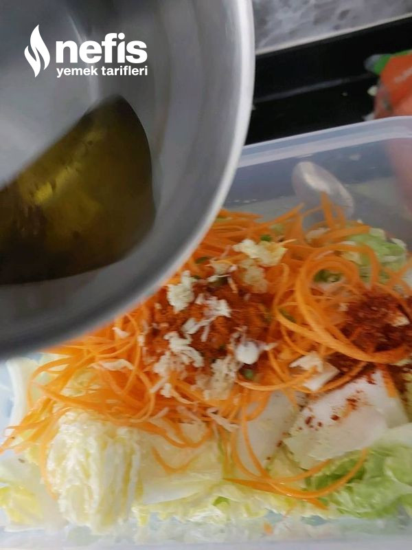Çin Lahana Salatası (Pekin Lahanası)