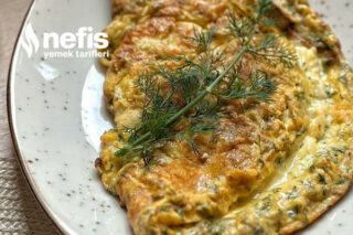 Sağlıklı Doyurucu Dereotlu Omlet Tarifi