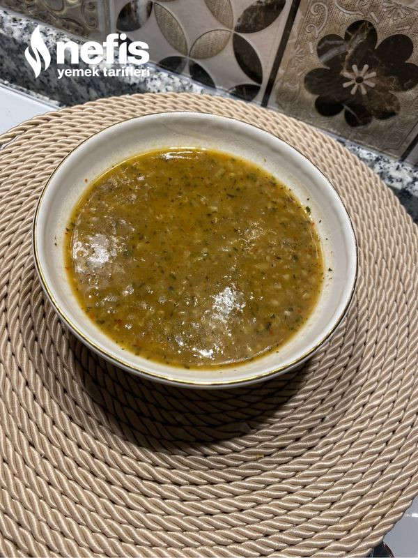 Bulgurlu Yeşil Mercimek Çorbası