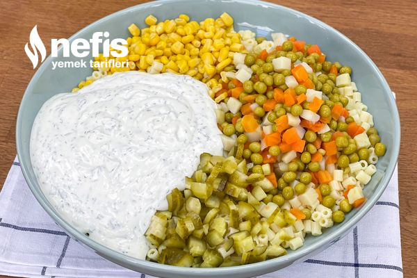 Garnitürlü Makarna Salatası-47444-130248